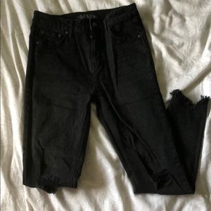 Wild fable black distressed jeans